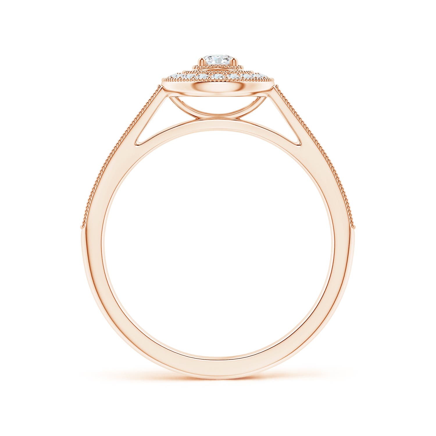 G, VS2 / 0.31 CT / 14 KT Rose Gold