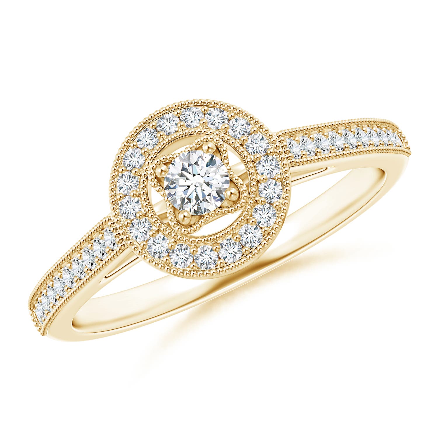 G, VS2 / 0.31 CT / 14 KT Yellow Gold