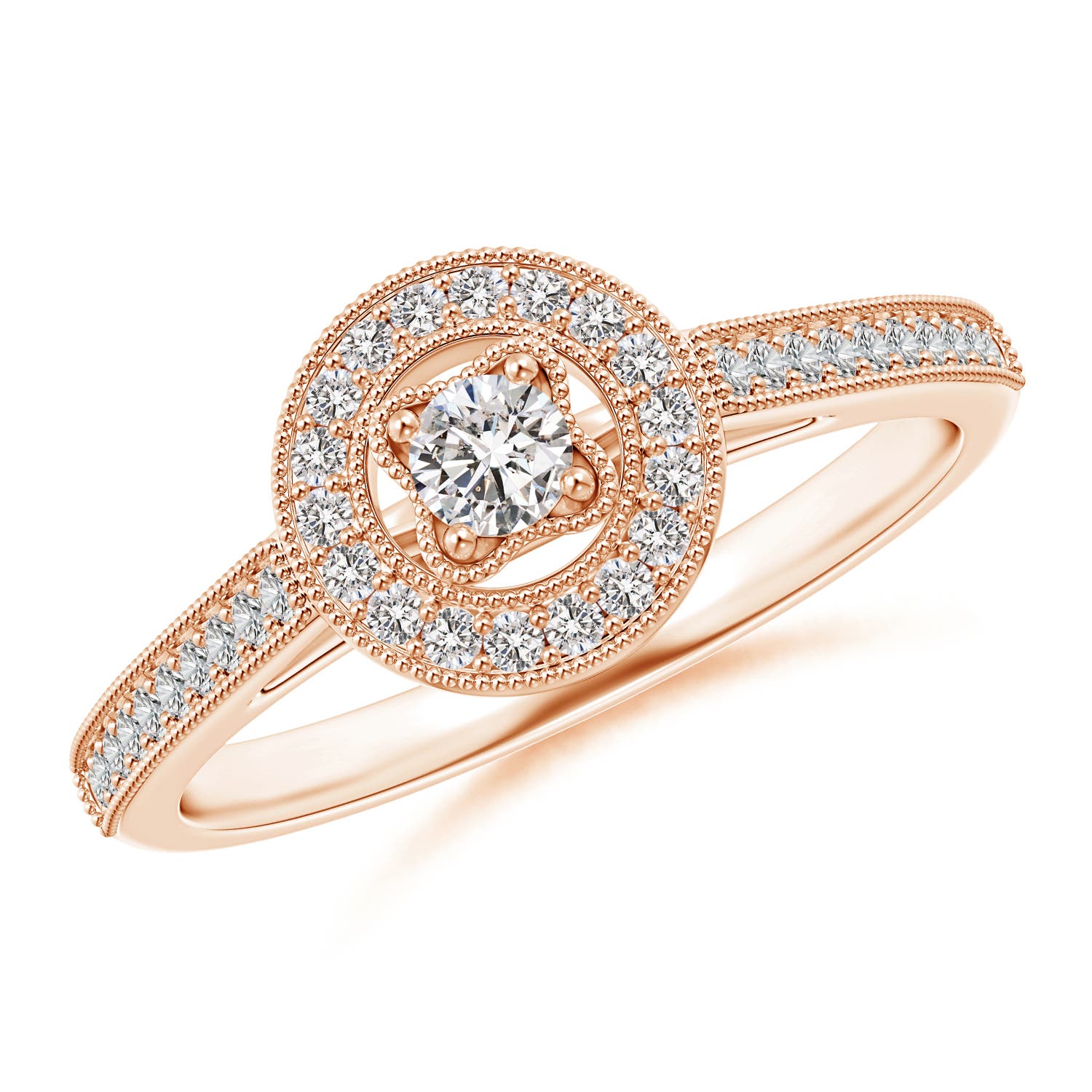 I-J, I1-I2 / 0.31 CT / 14 KT Rose Gold