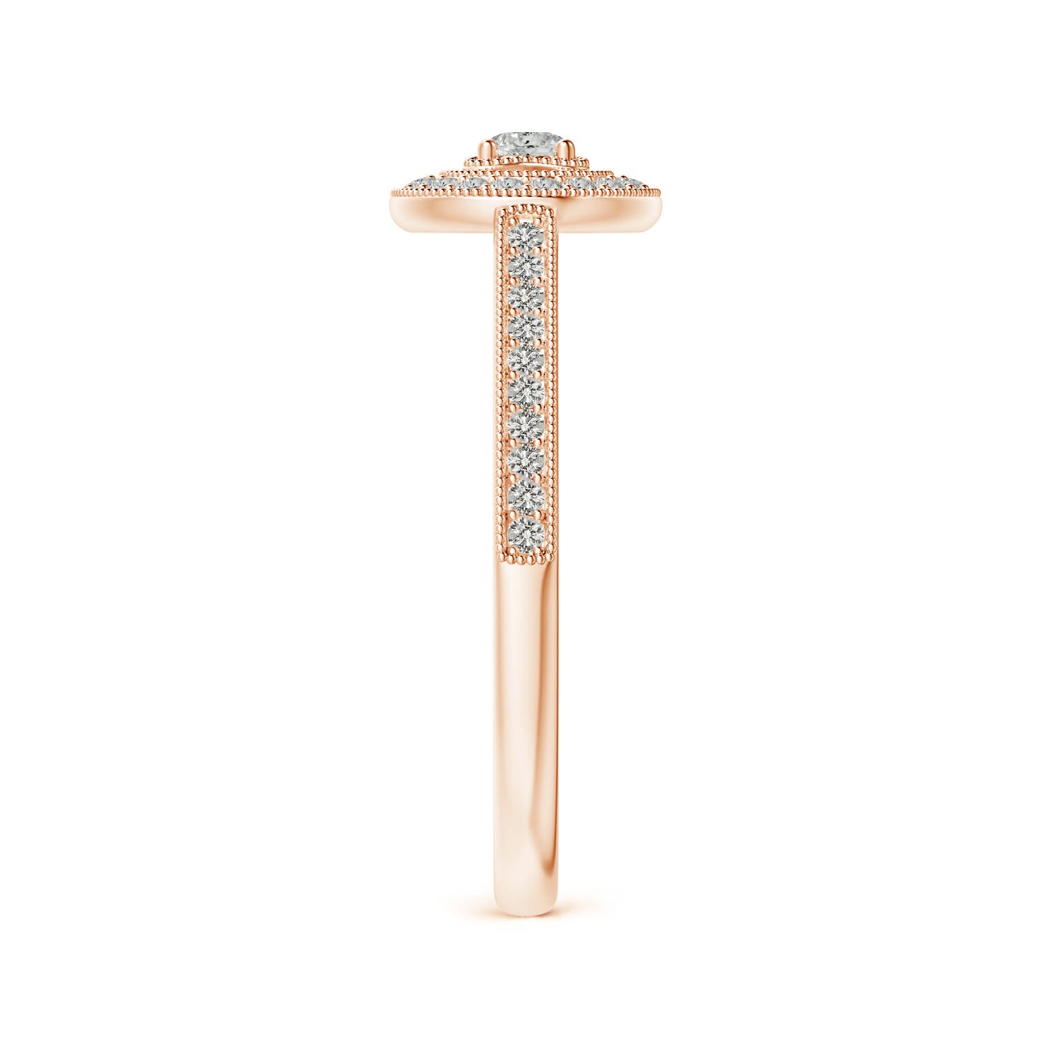 K, I3 / 0.31 CT / 14 KT Rose Gold