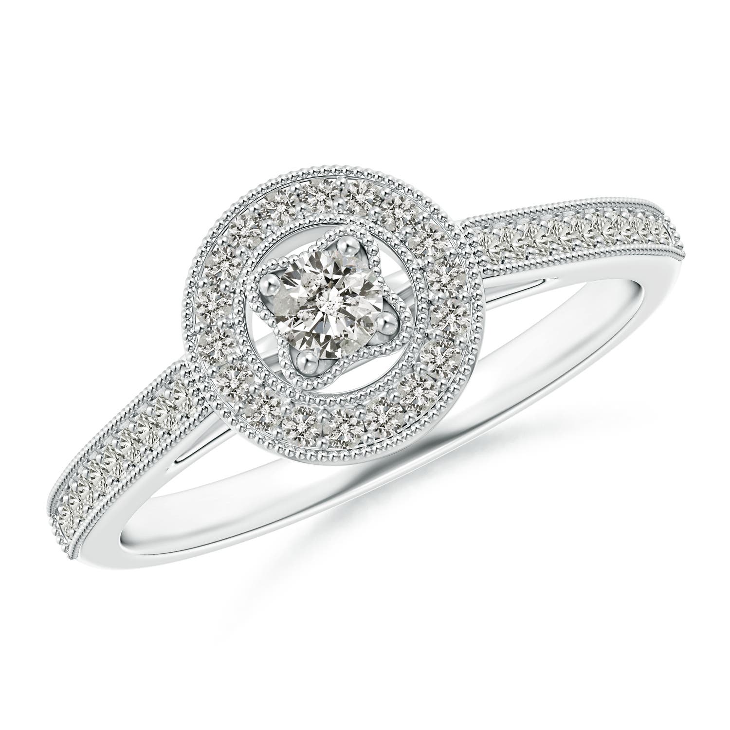 K, I3 / 0.31 CT / 14 KT White Gold