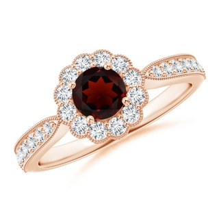 Round AA Garnet