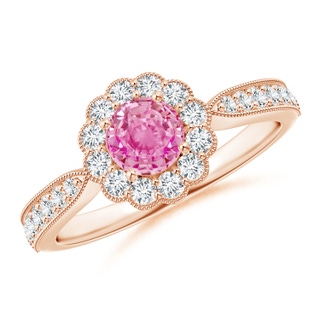 Round AA Pink Sapphire