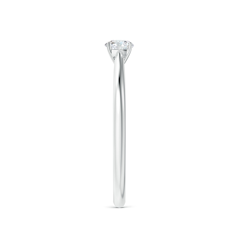 4.1mm GVS2 Round Diamond Tapered Cathedral Solitaire Engagement Ring in White Gold side-2