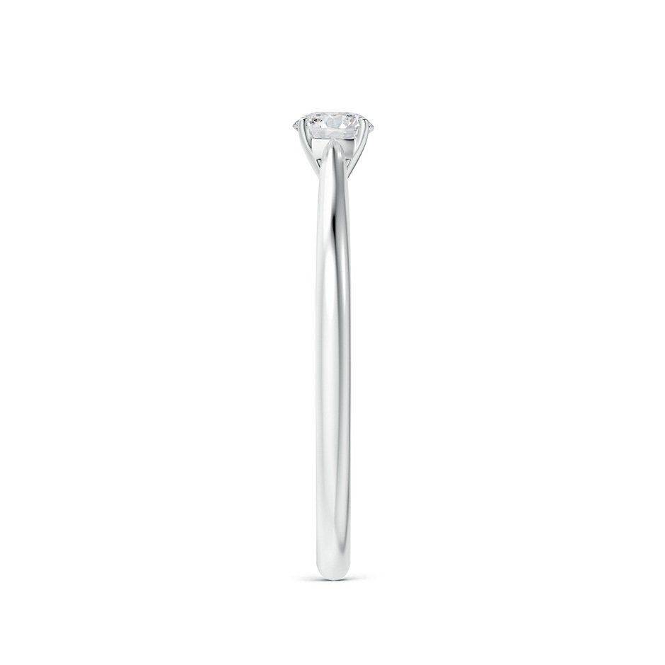 4.1mm HSI2 Round Diamond Tapered Cathedral Solitaire Engagement Ring in P950 Platinum side-2