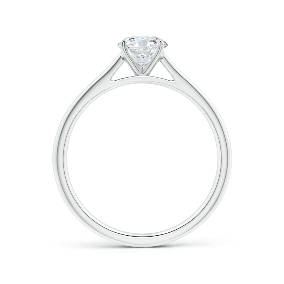 5.9mm GVS2 Round Diamond Tapered Cathedral Solitaire Engagement Ring in P950 Platinum side-1