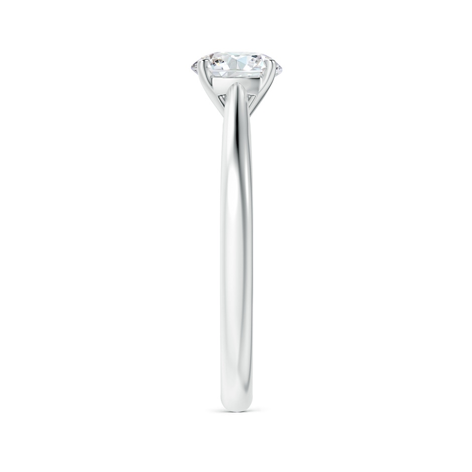 6.4mm GVS2 Round Diamond Tapered Cathedral Solitaire Engagement Ring in P950 Platinum side-2