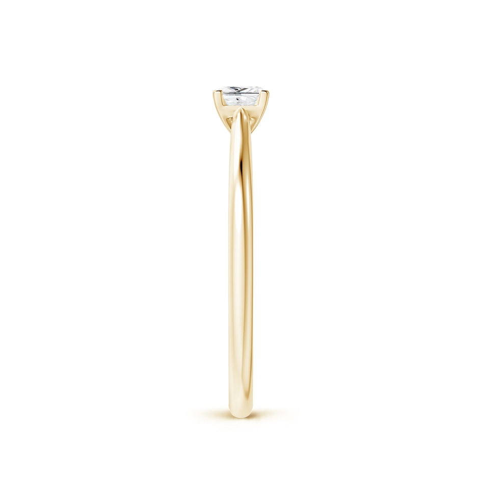 3.5mm GVS2 Princess-Cut Diamond Tapered Cathedral Engagement Ring in 10K Yellow Gold side-2
