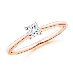 Princess Lab Grown Diamond Solitaire Rings