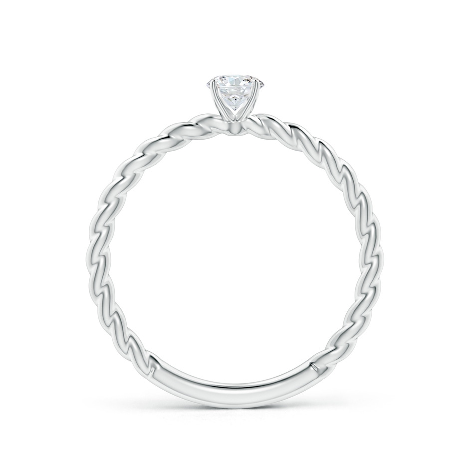 4.1mm GVS2 Twisted Shank Round Diamond Solitaire Engagement Ring in P950 Platinum side-1
