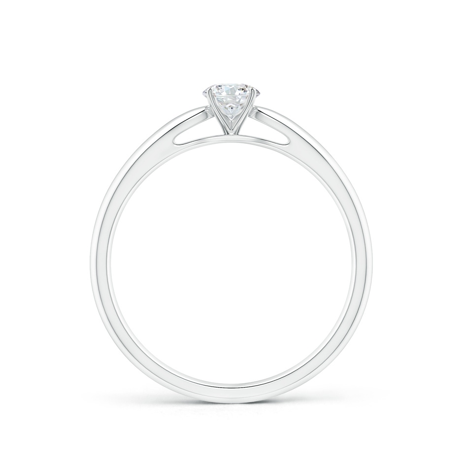 4.1mm GVS2 Classic Solitaire Diamond Rounded Cathedral Engagement Ring in P950 Platinum side-1