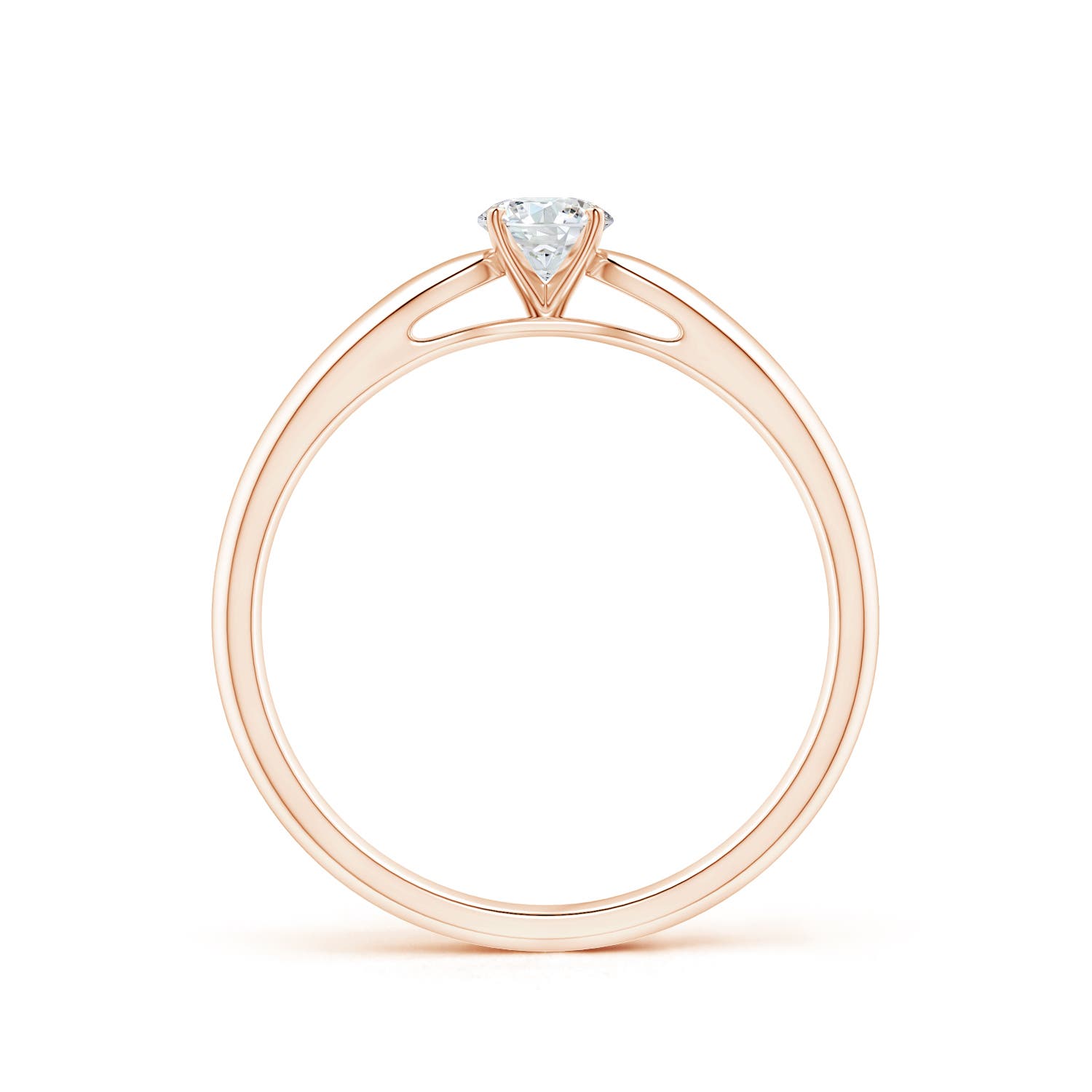 F-G, VS / 0.25 CT / 14 KT Rose Gold