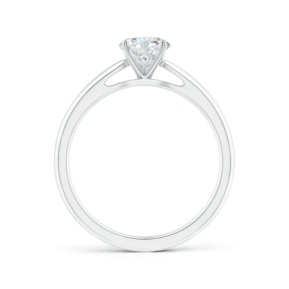 5.9mm GVS2 Classic Solitaire Diamond Rounded Cathedral Engagement Ring in White Gold side-1