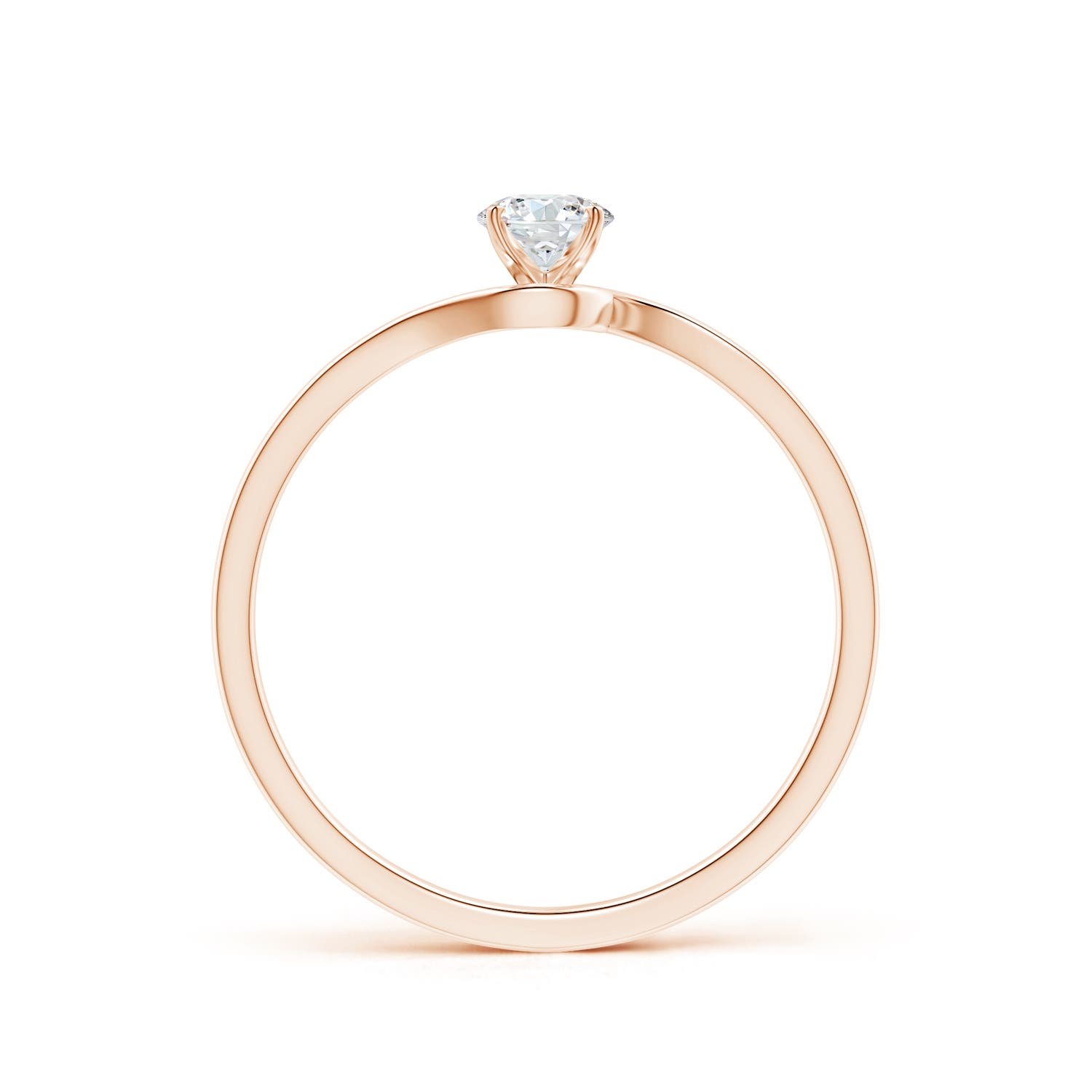 F-G, VS / 0.25 CT / 14 KT Rose Gold