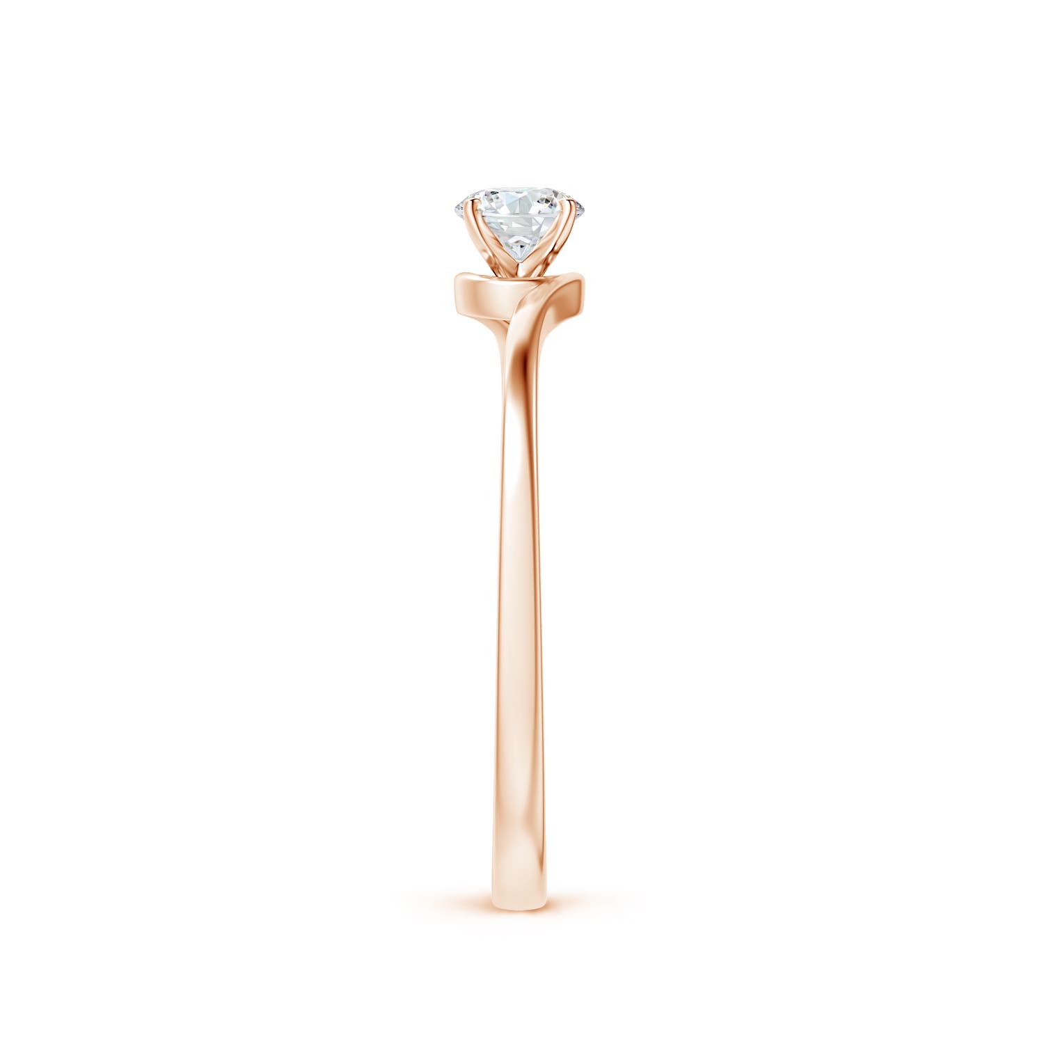 F-G, VS / 0.25 CT / 14 KT Rose Gold