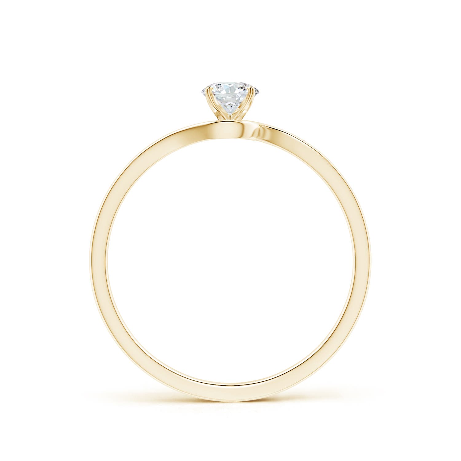 F-G, VS / 0.25 CT / 14 KT Yellow Gold