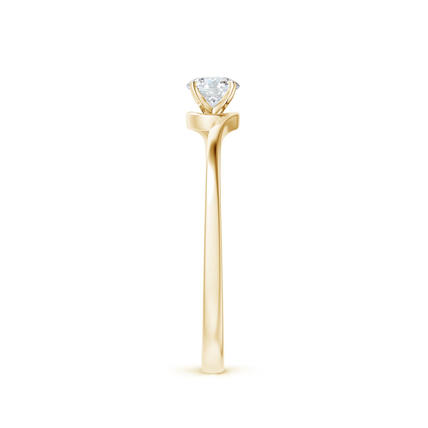 F-G, VS / 0.25 CT / 14 KT Yellow Gold