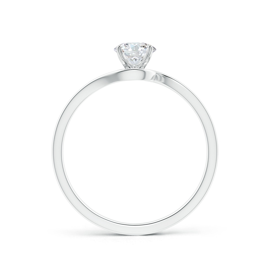 5.1mm GVS2 Classic Solitaire Round Diamond Bypass Engagement Ring in P950 Platinum side-1