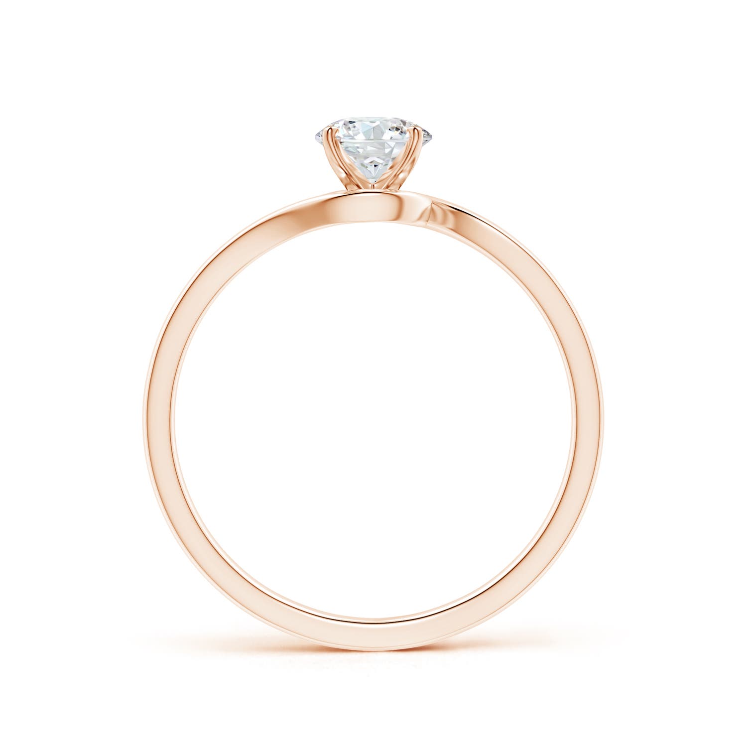 F-G, VS / 0.5 CT / 14 KT Rose Gold