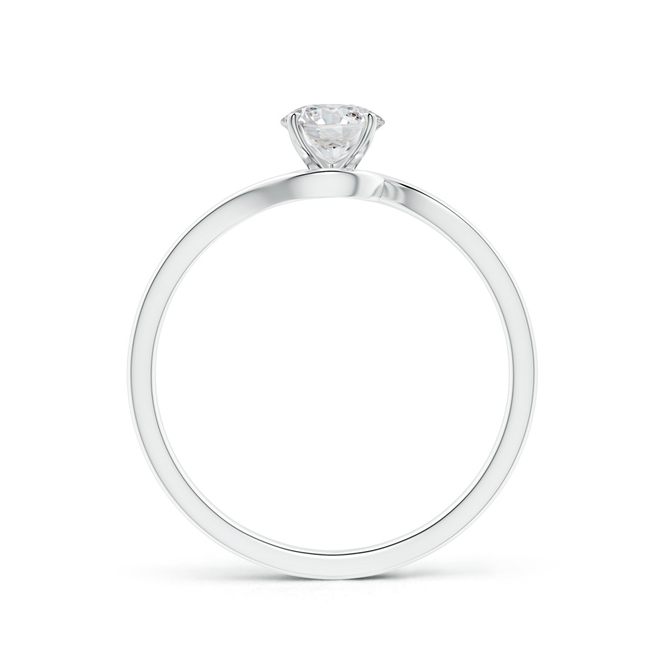 5.1mm HSI2 Classic Solitaire Round Diamond Bypass Engagement Ring in White Gold side-1