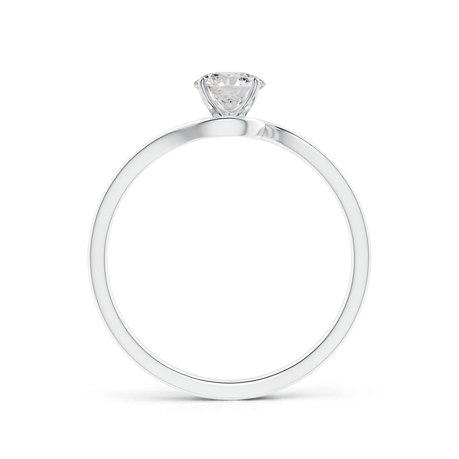 5.1mm IJI1I2 Classic Solitaire Round Diamond Bypass Engagement Ring in P950 Platinum side-1