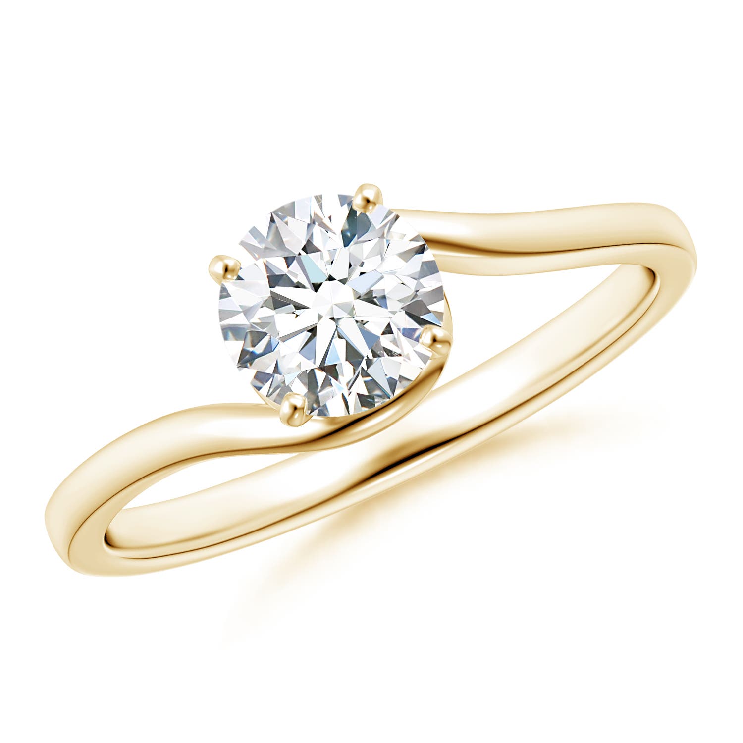 F-G, VS / 0.75 CT / 14 KT Yellow Gold