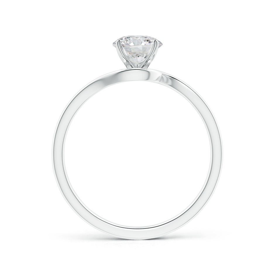 5.9mm HSI2 Classic Solitaire Round Diamond Bypass Engagement Ring in White Gold side-1