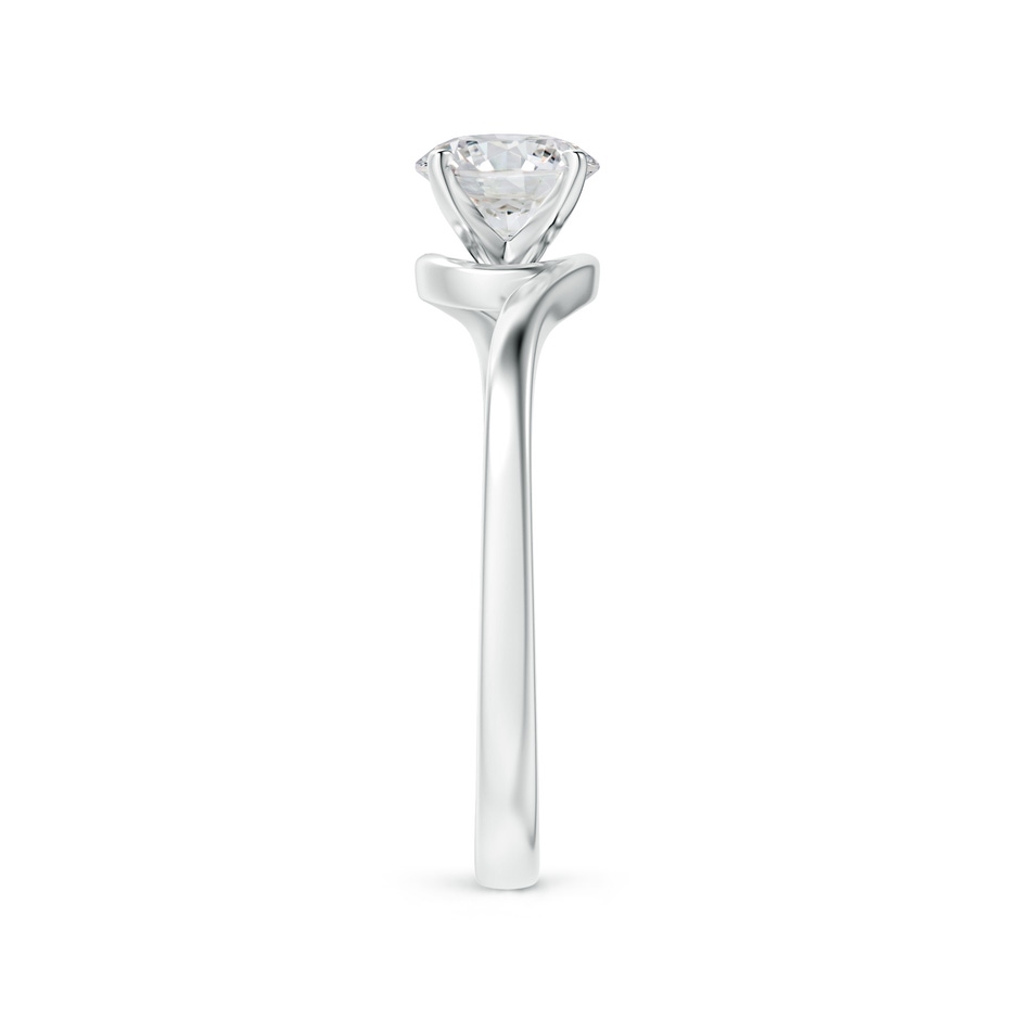 5.9mm HSI2 Classic Solitaire Round Diamond Bypass Engagement Ring in White Gold side-2