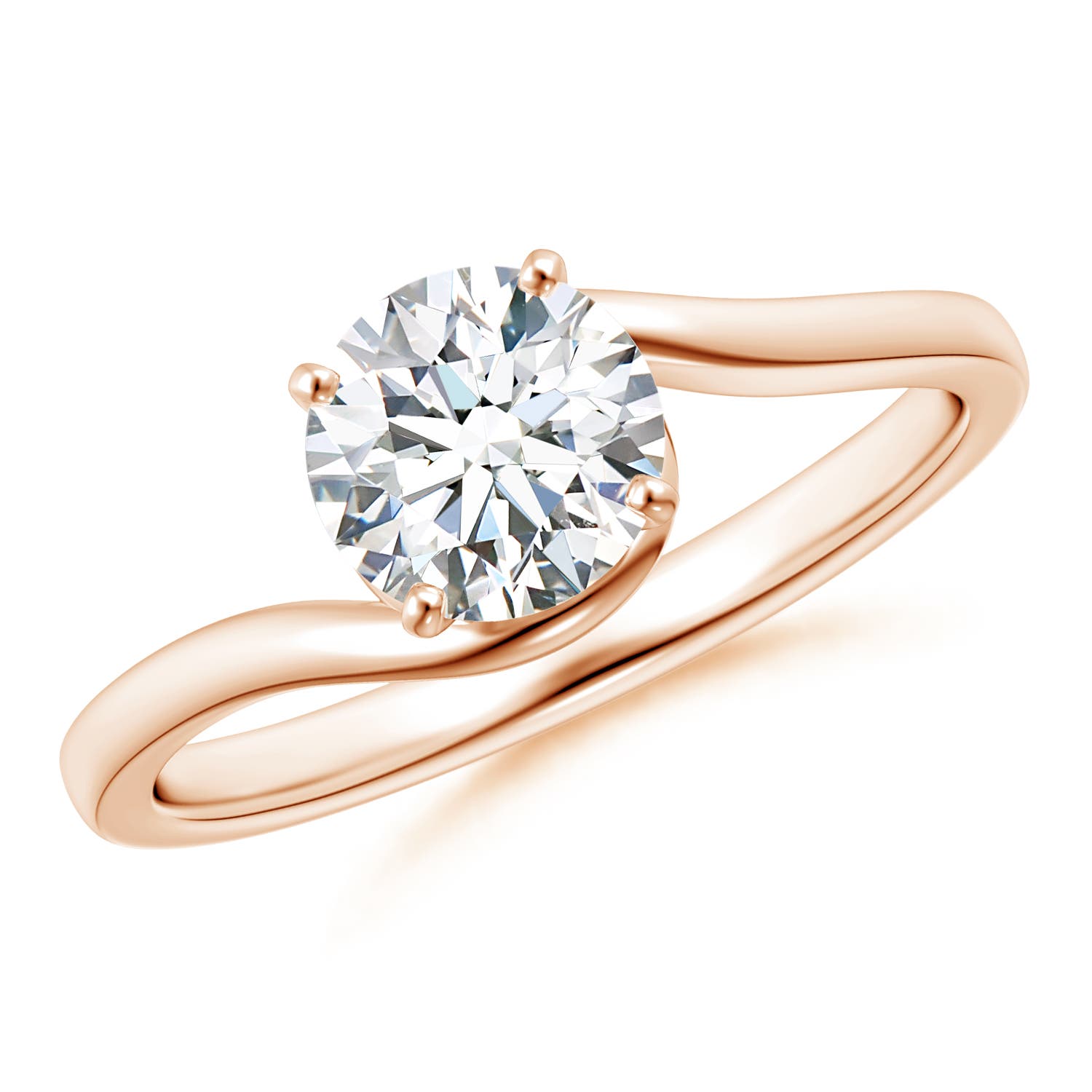 F-G, VS / 1 CT / 14 KT Rose Gold