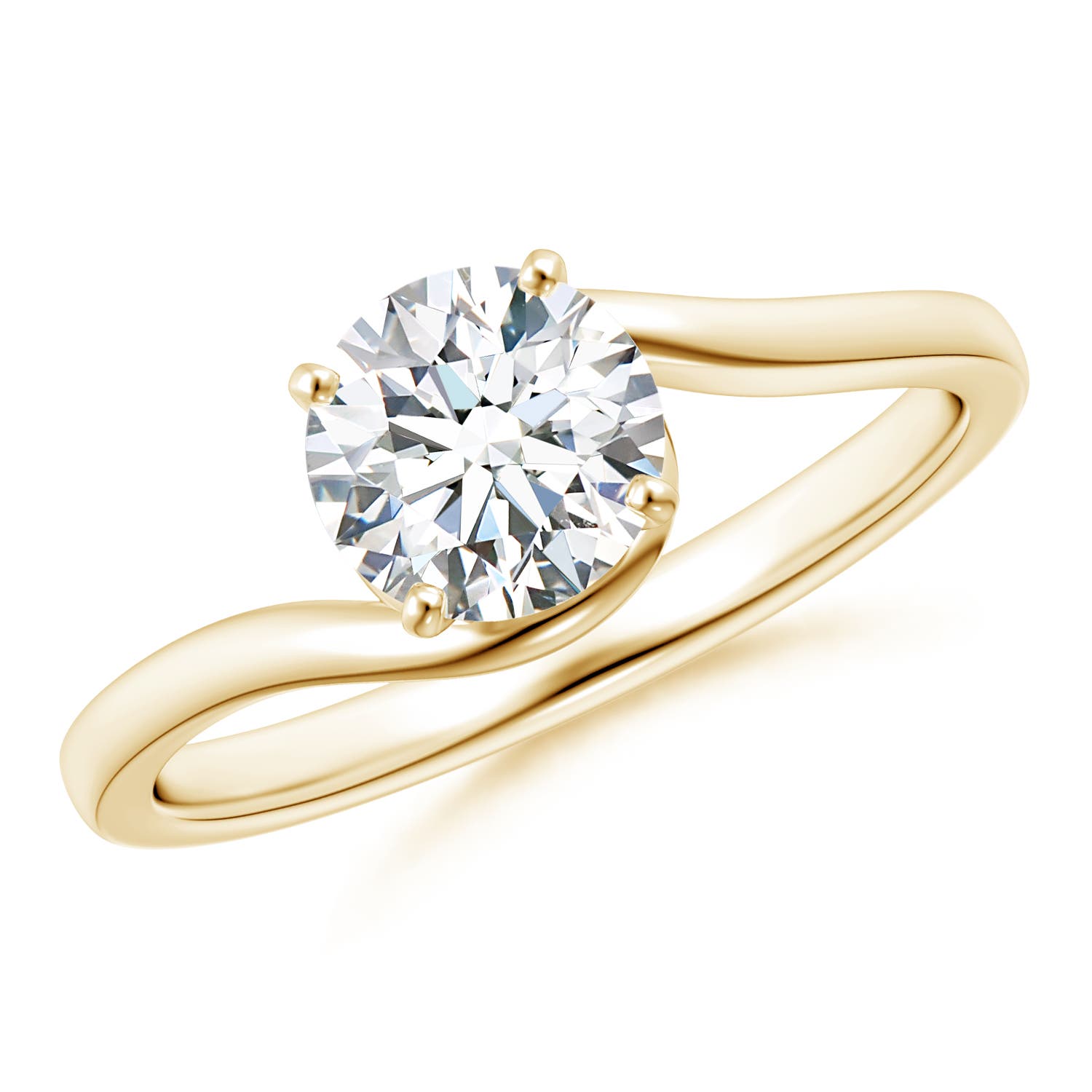 F-G, VS / 1 CT / 14 KT Yellow Gold