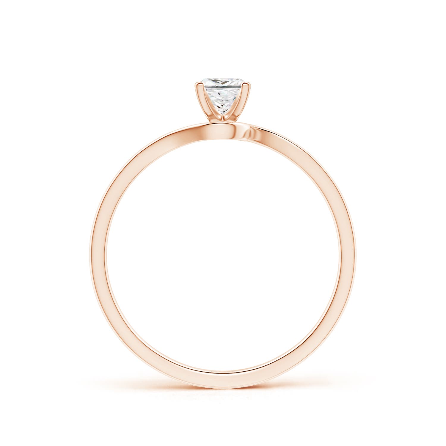 G, VS2 / 0.25 CT / 14 KT Rose Gold