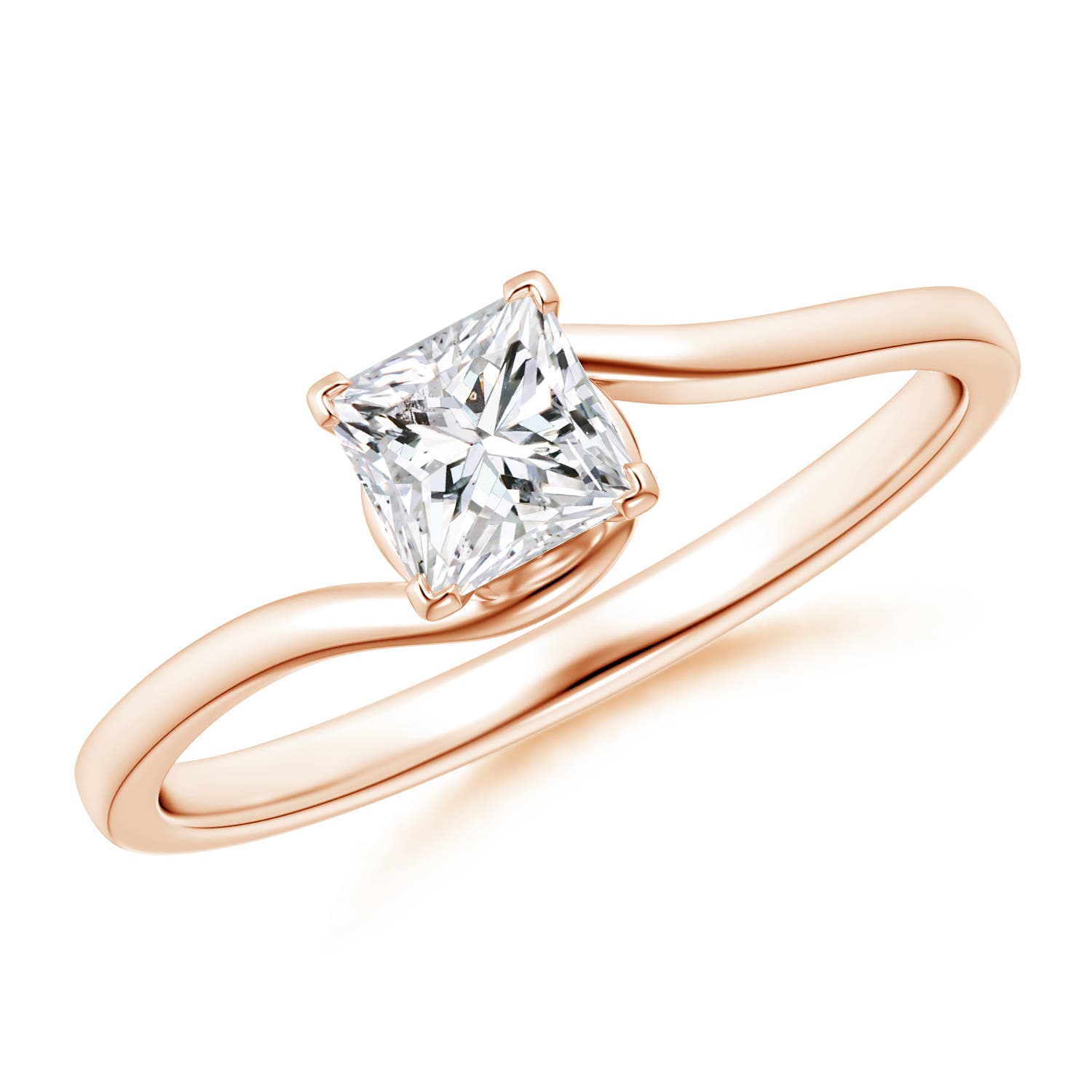 H, SI2 / 0.5 CT / 14 KT Rose Gold