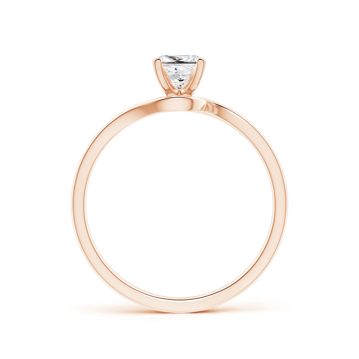 H, SI2 / 0.5 CT / 14 KT Rose Gold