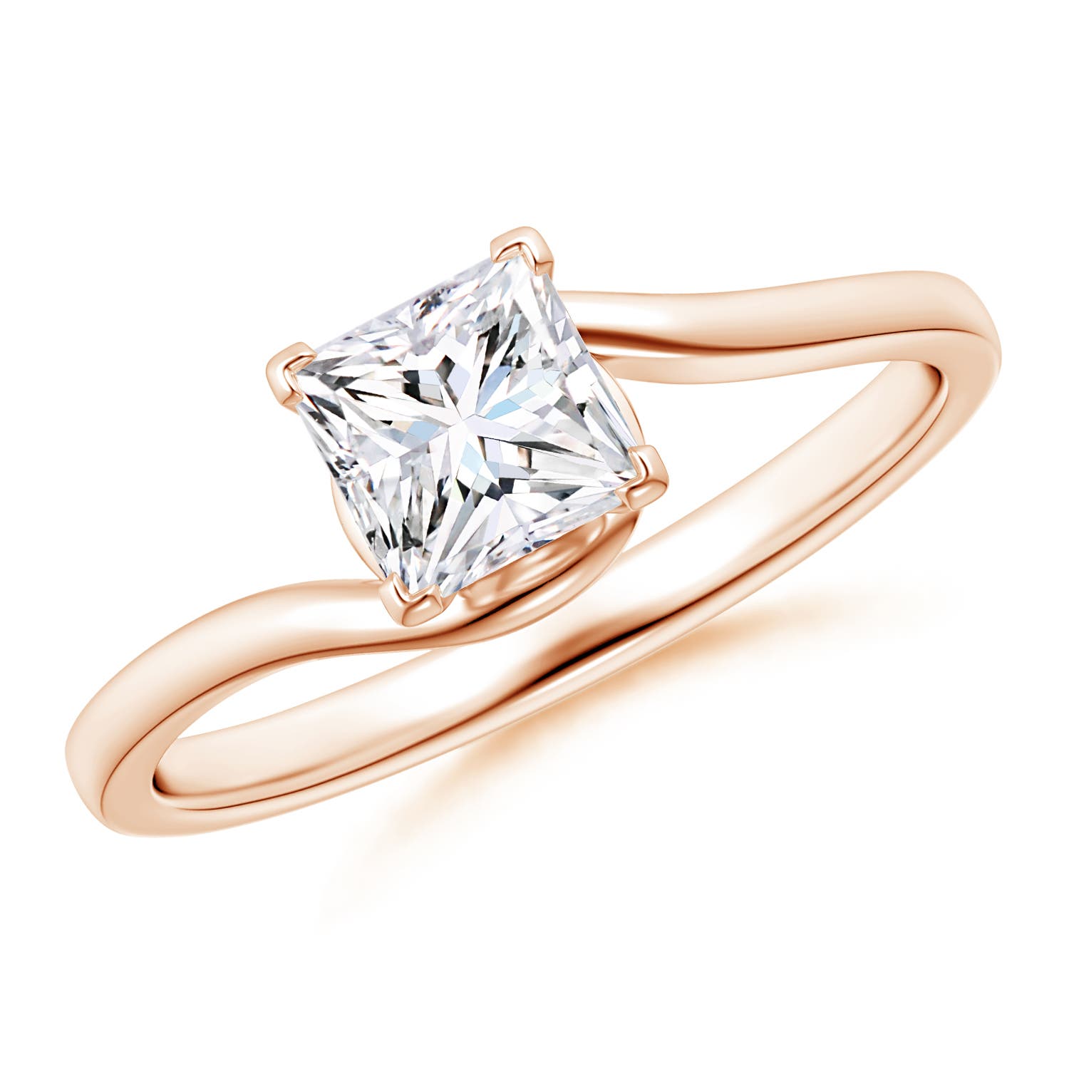 G, VS2 / 0.75 CT / 14 KT Rose Gold