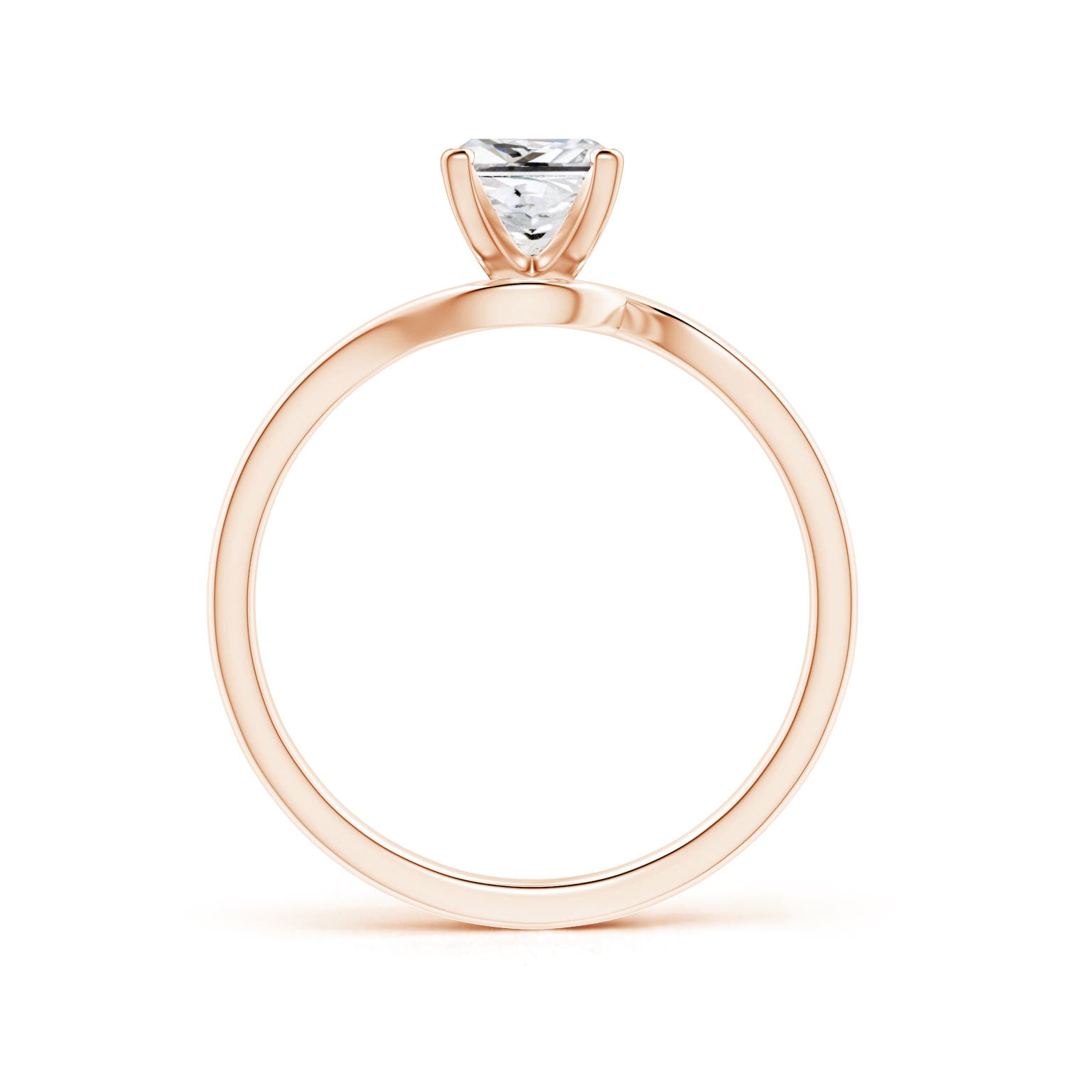 H, SI2 / 0.75 CT / 14 KT Rose Gold