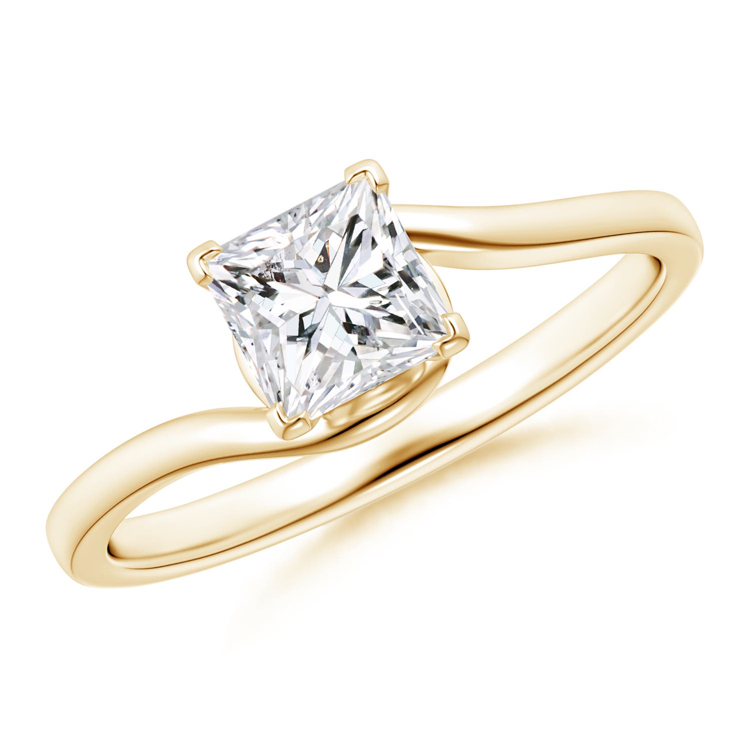 H, SI2 / 0.75 CT / 14 KT Yellow Gold