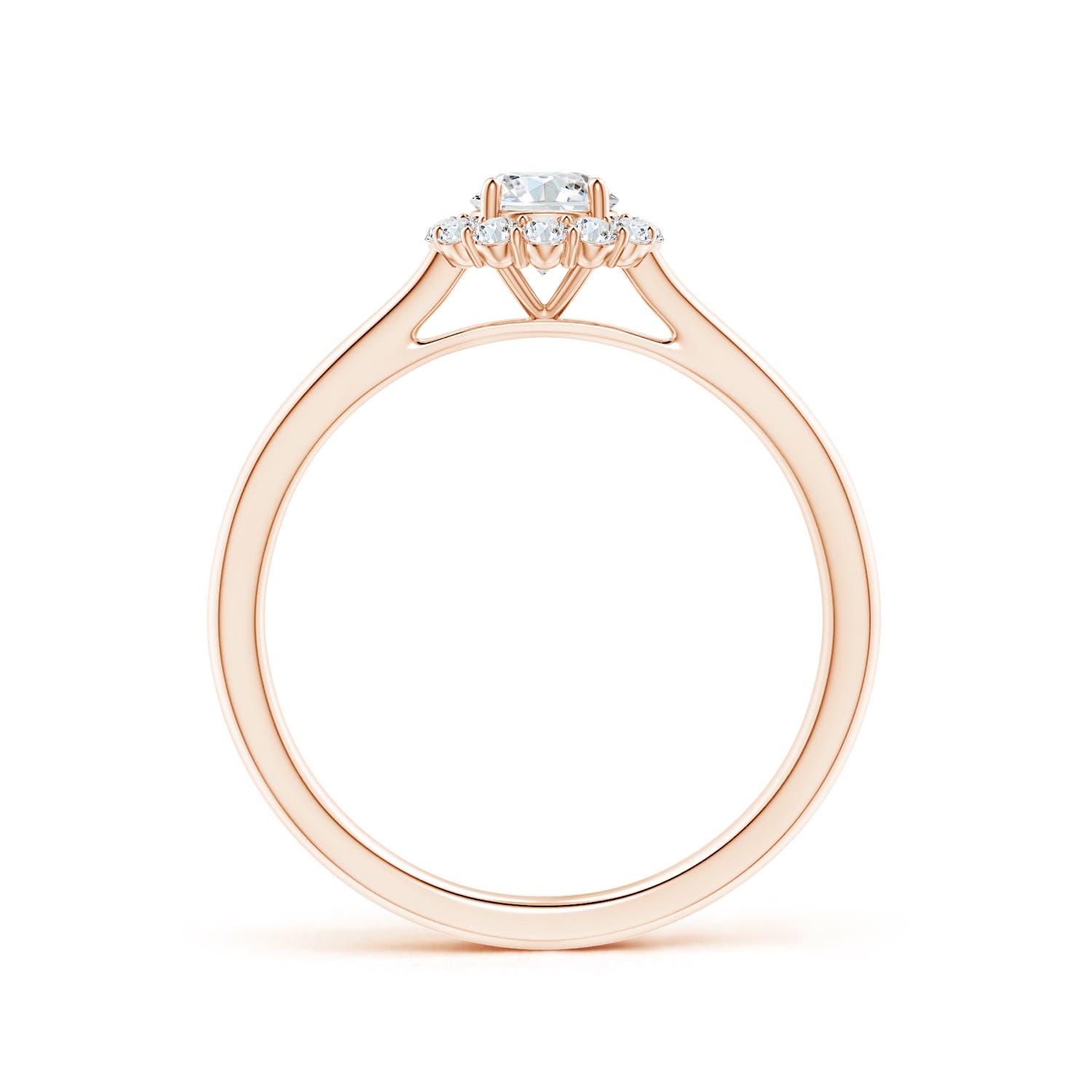 F-G, VS / 0.49 CT / 14 KT Rose Gold