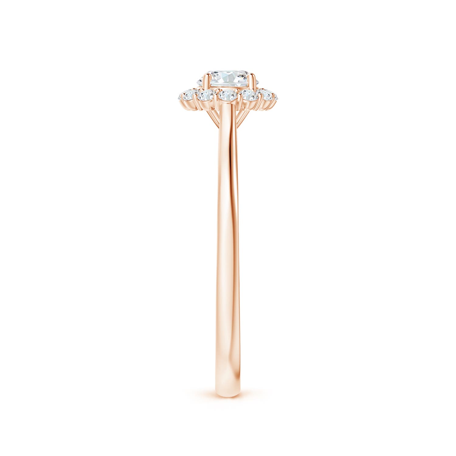 F-G, VS / 0.49 CT / 14 KT Rose Gold