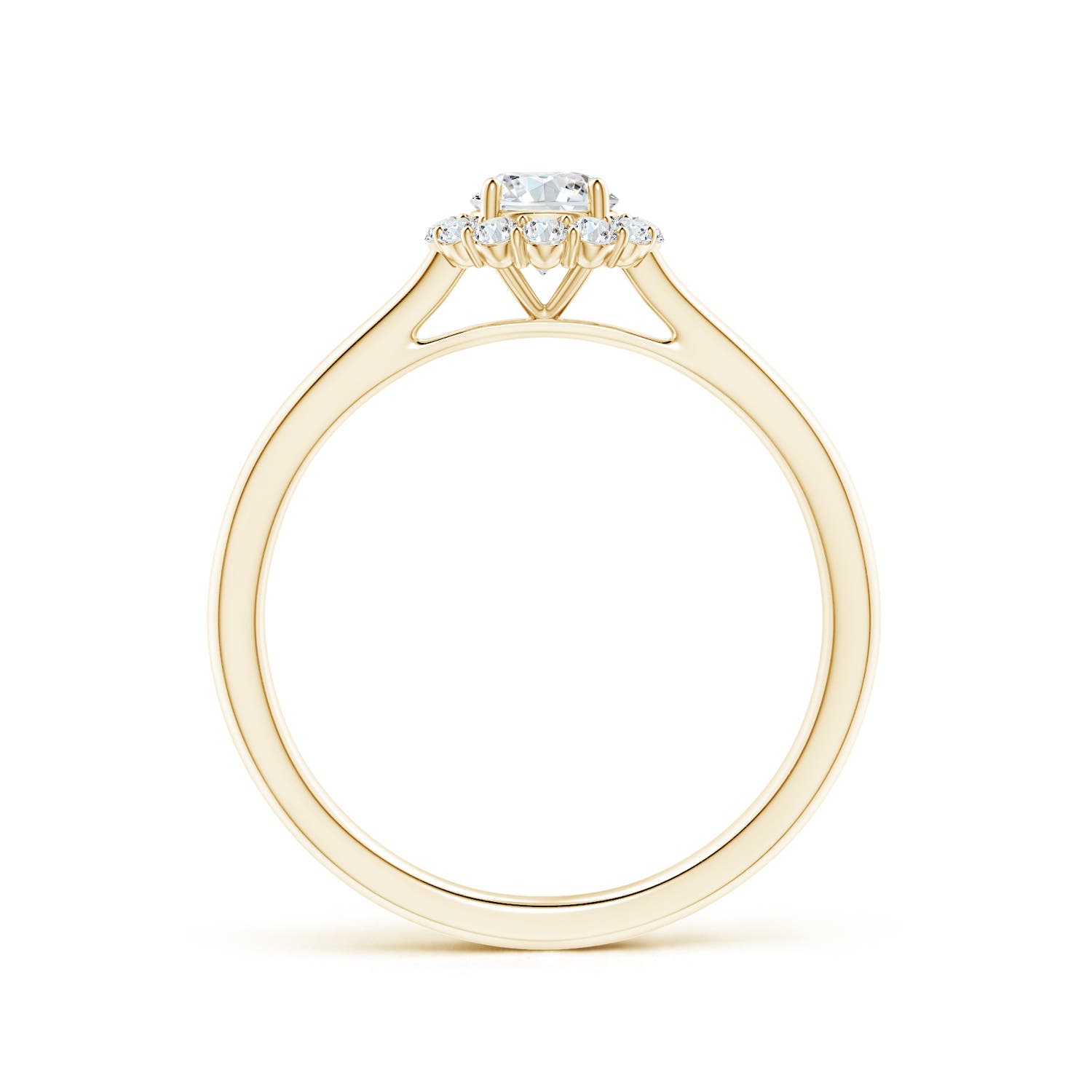 F-G, VS / 0.49 CT / 14 KT Yellow Gold