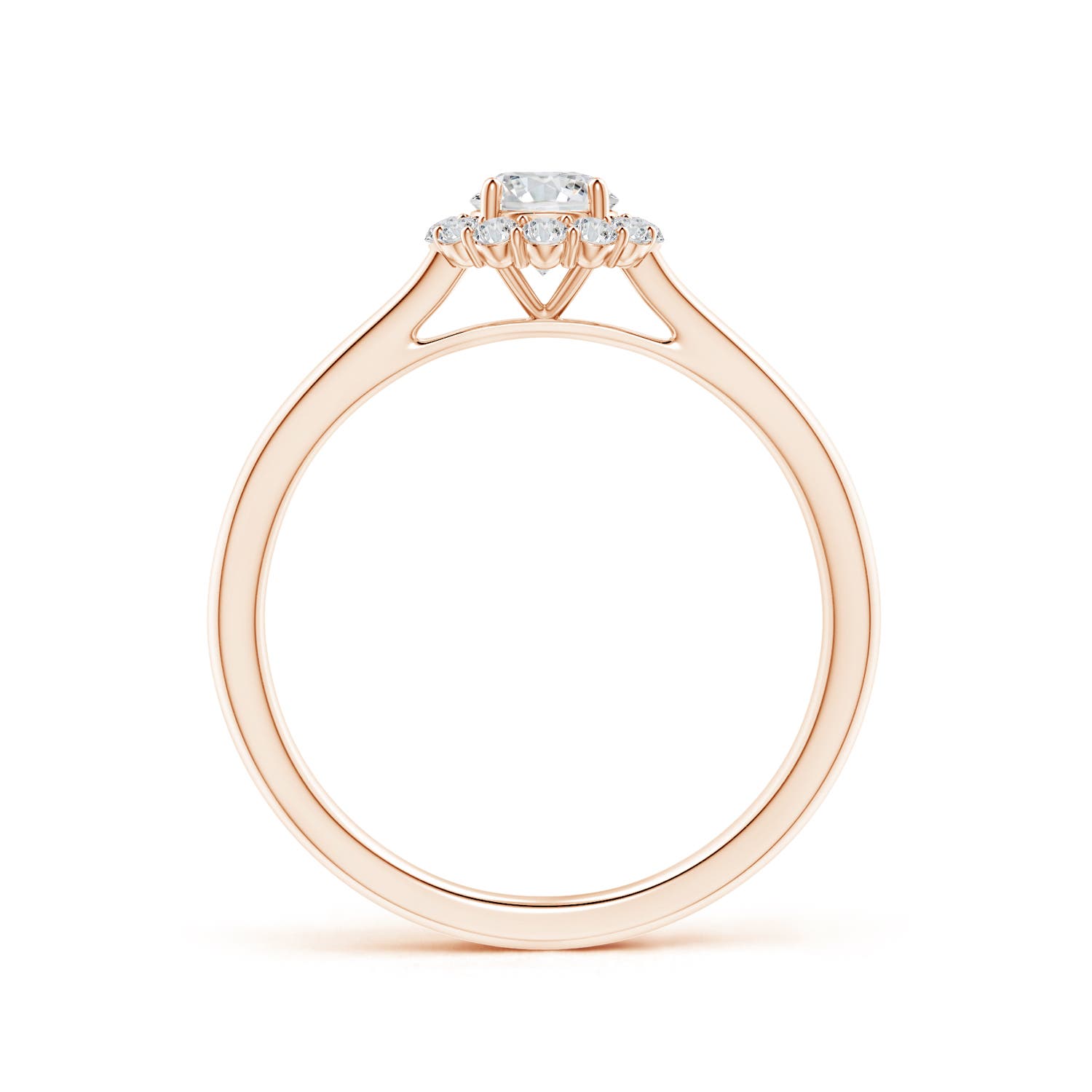 H, SI2 / 0.49 CT / 14 KT Rose Gold