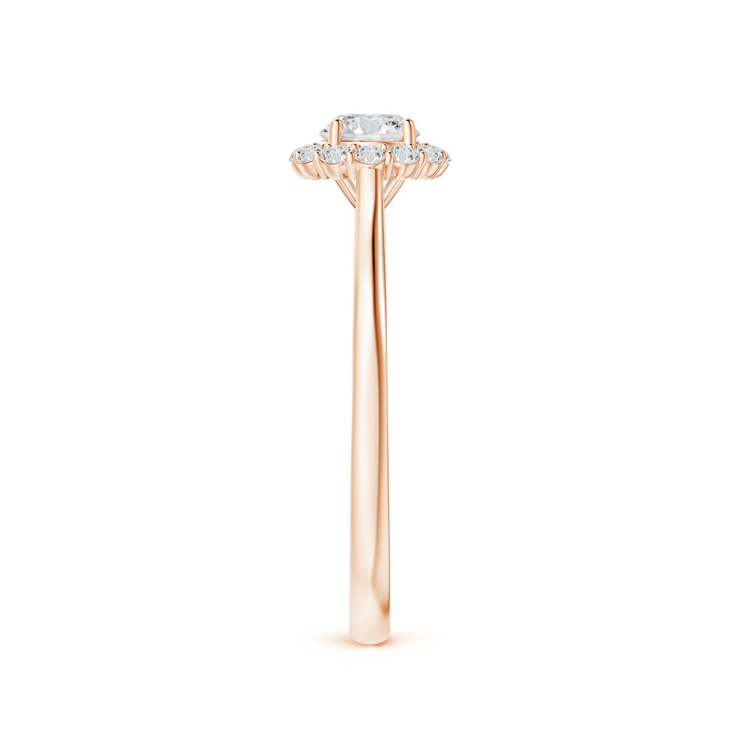 H, SI2 / 0.49 CT / 14 KT Rose Gold