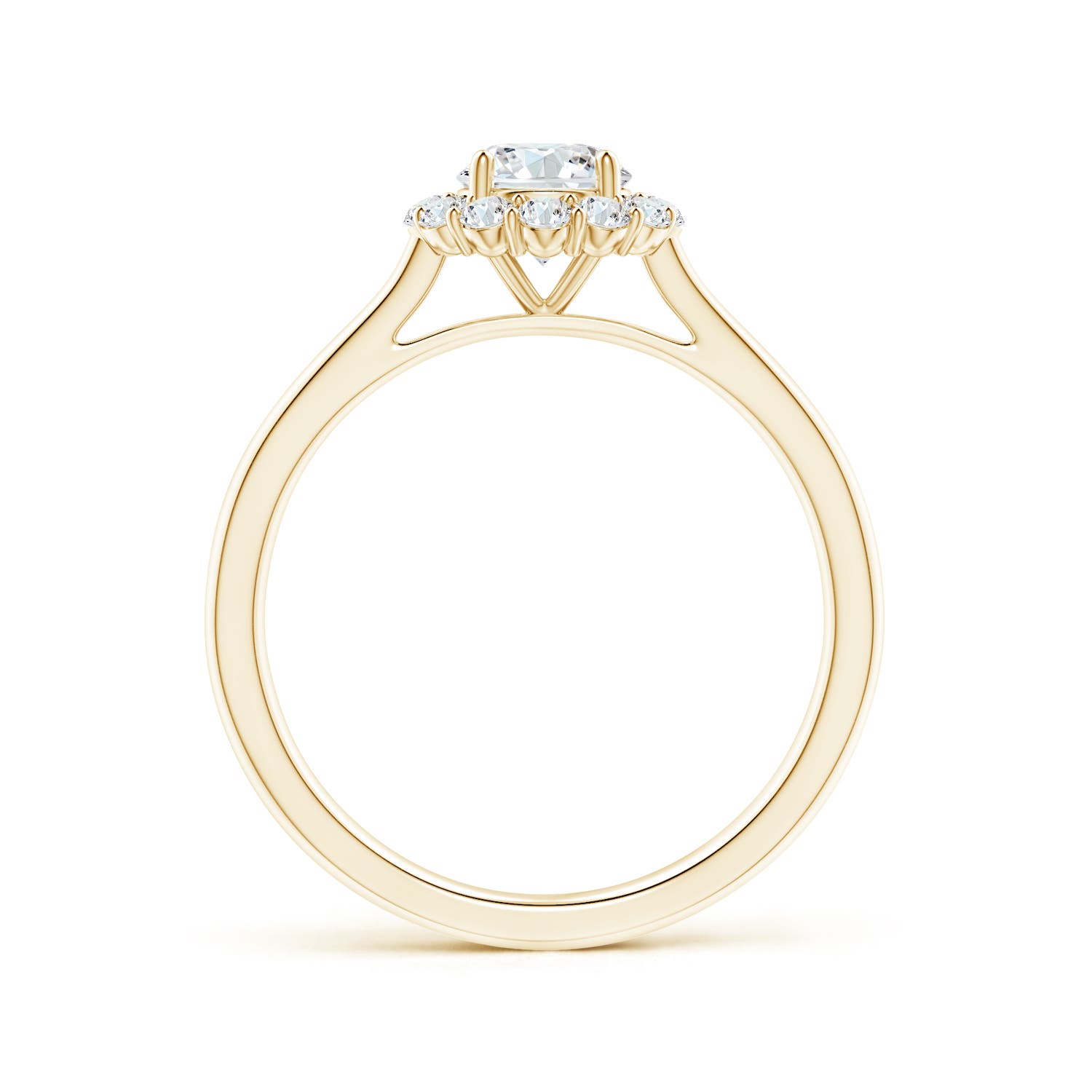 F-G, VS / 0.77 CT / 14 KT Yellow Gold