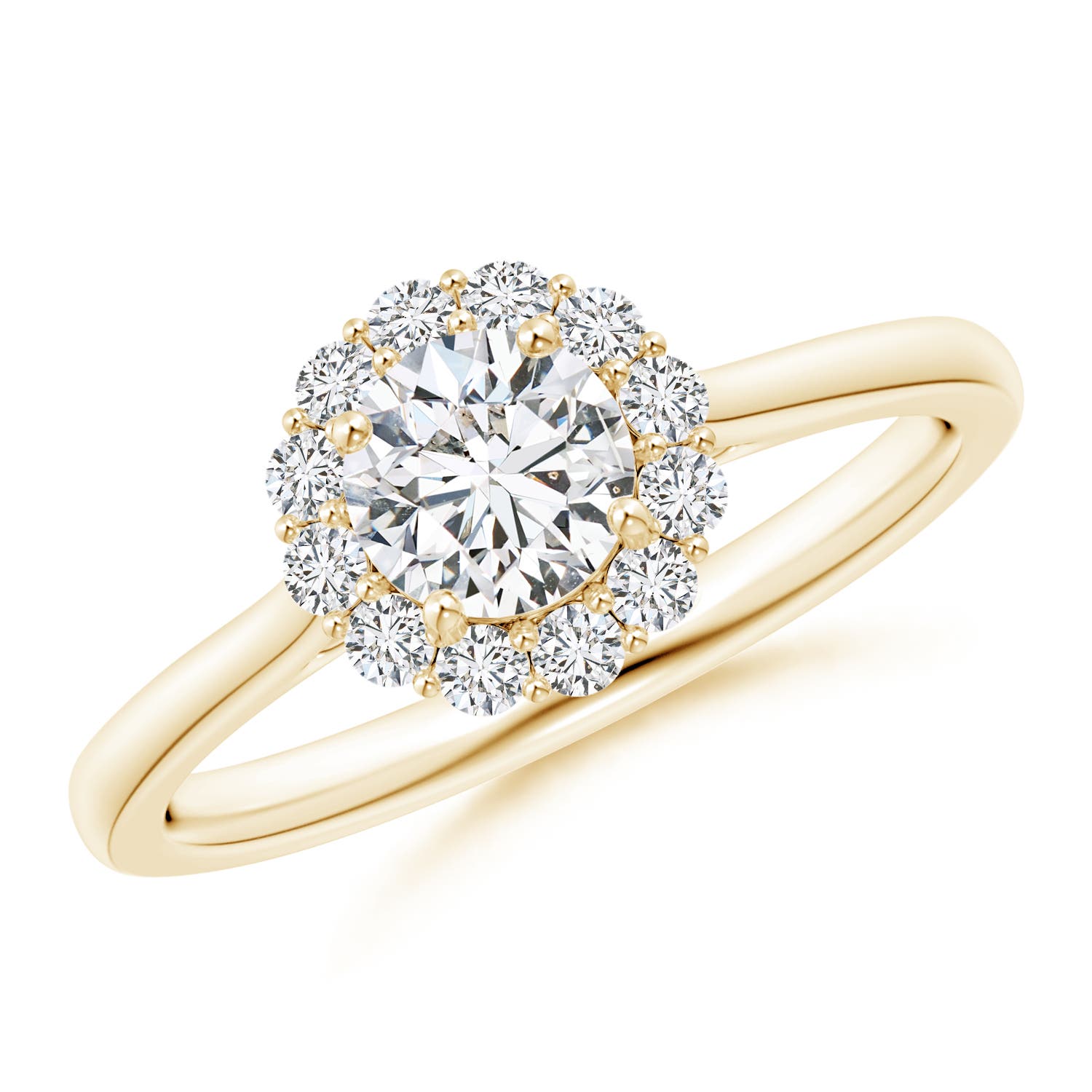 H, SI2 / 0.77 CT / 14 KT Yellow Gold