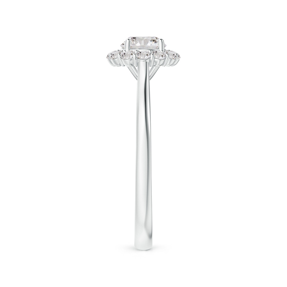 5.2mm IJI1I2 Classic Round Diamond Scalloped Halo Ring in White Gold side-2
