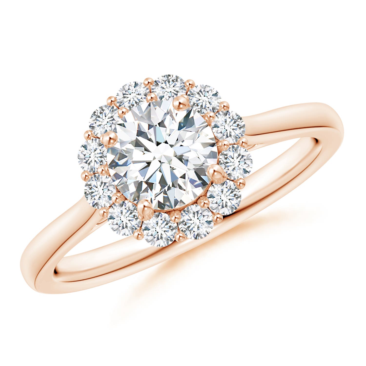 F-G, VS / 1.02 CT / 14 KT Rose Gold