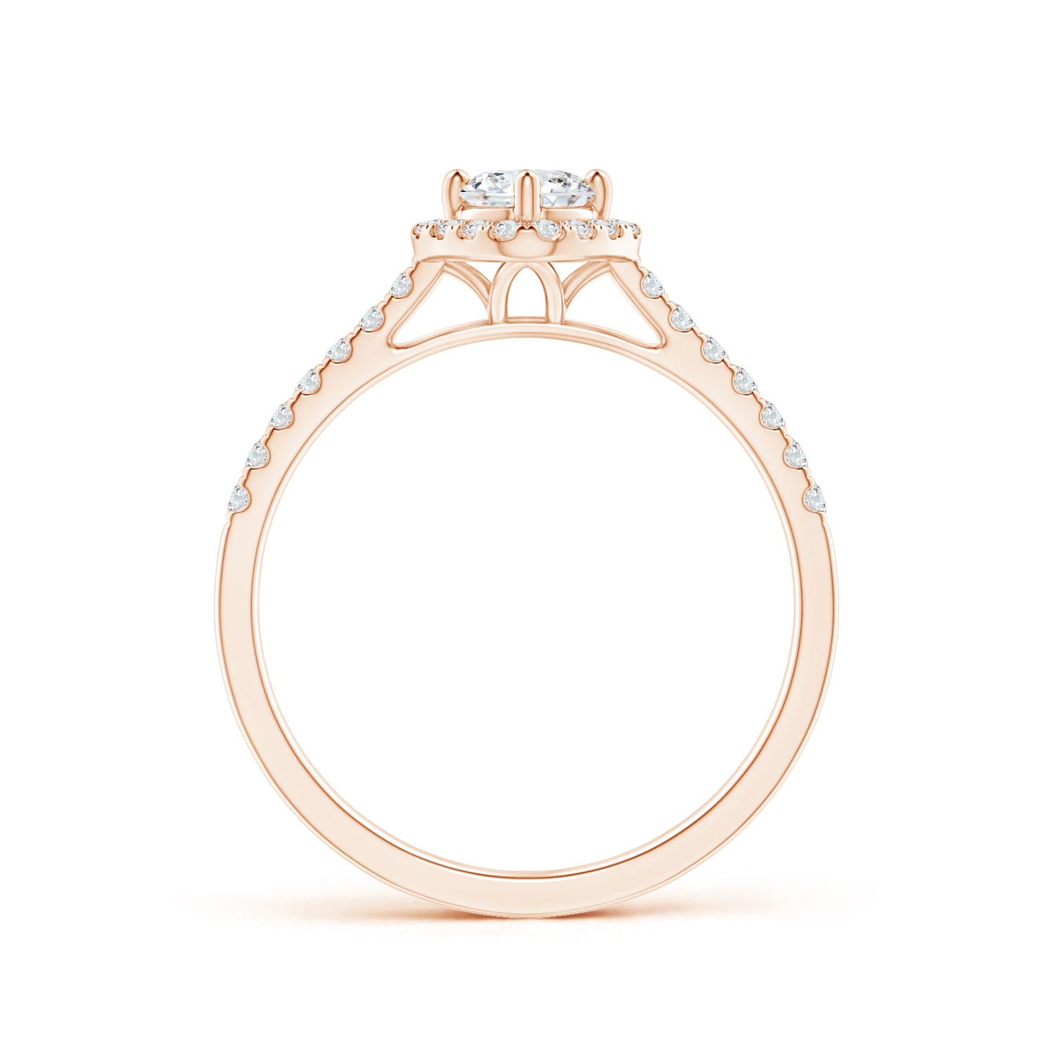 G, VS2 / 0.52 CT / 14 KT Rose Gold