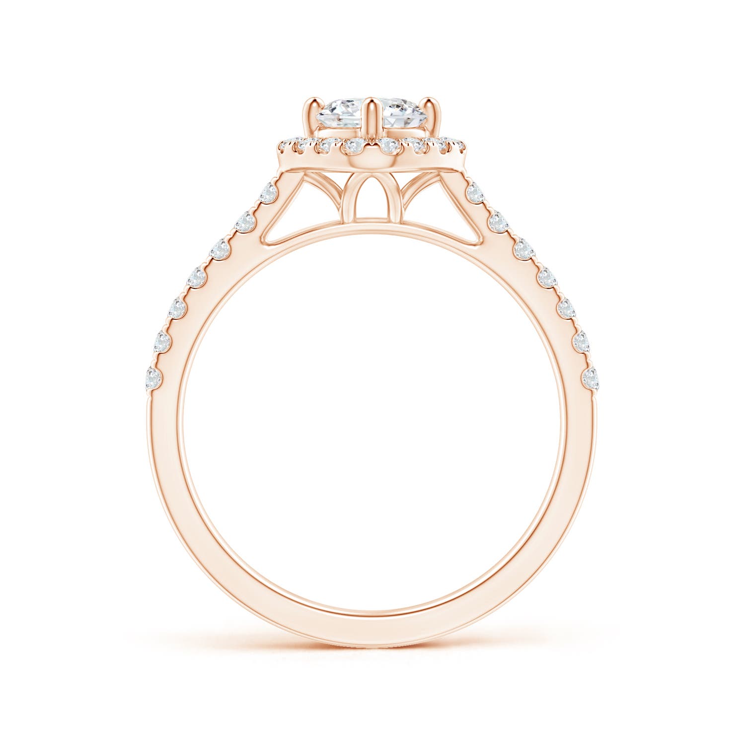 G, VS2 / 0.75 CT / 14 KT Rose Gold