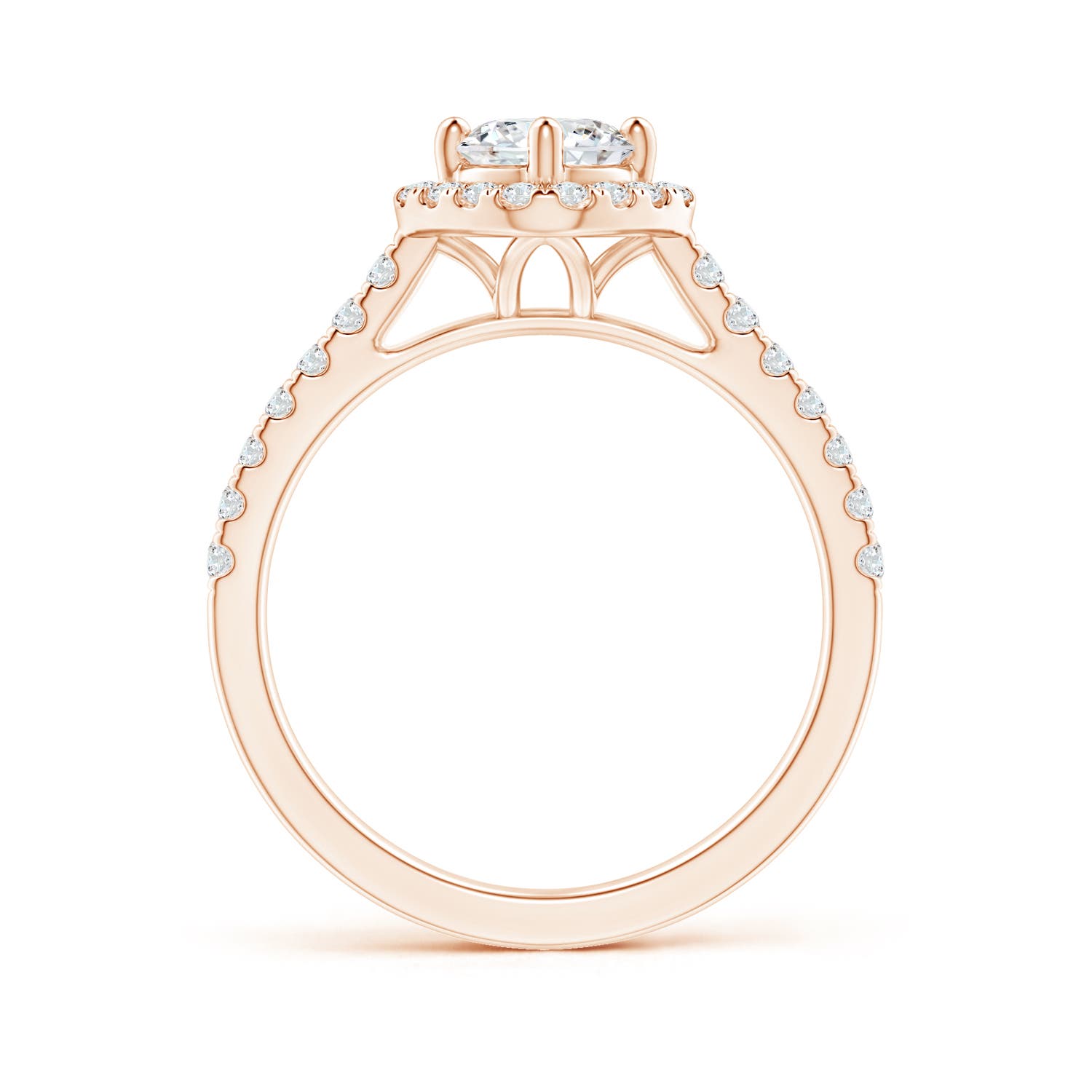 G, VS2 / 1.03 CT / 14 KT Rose Gold