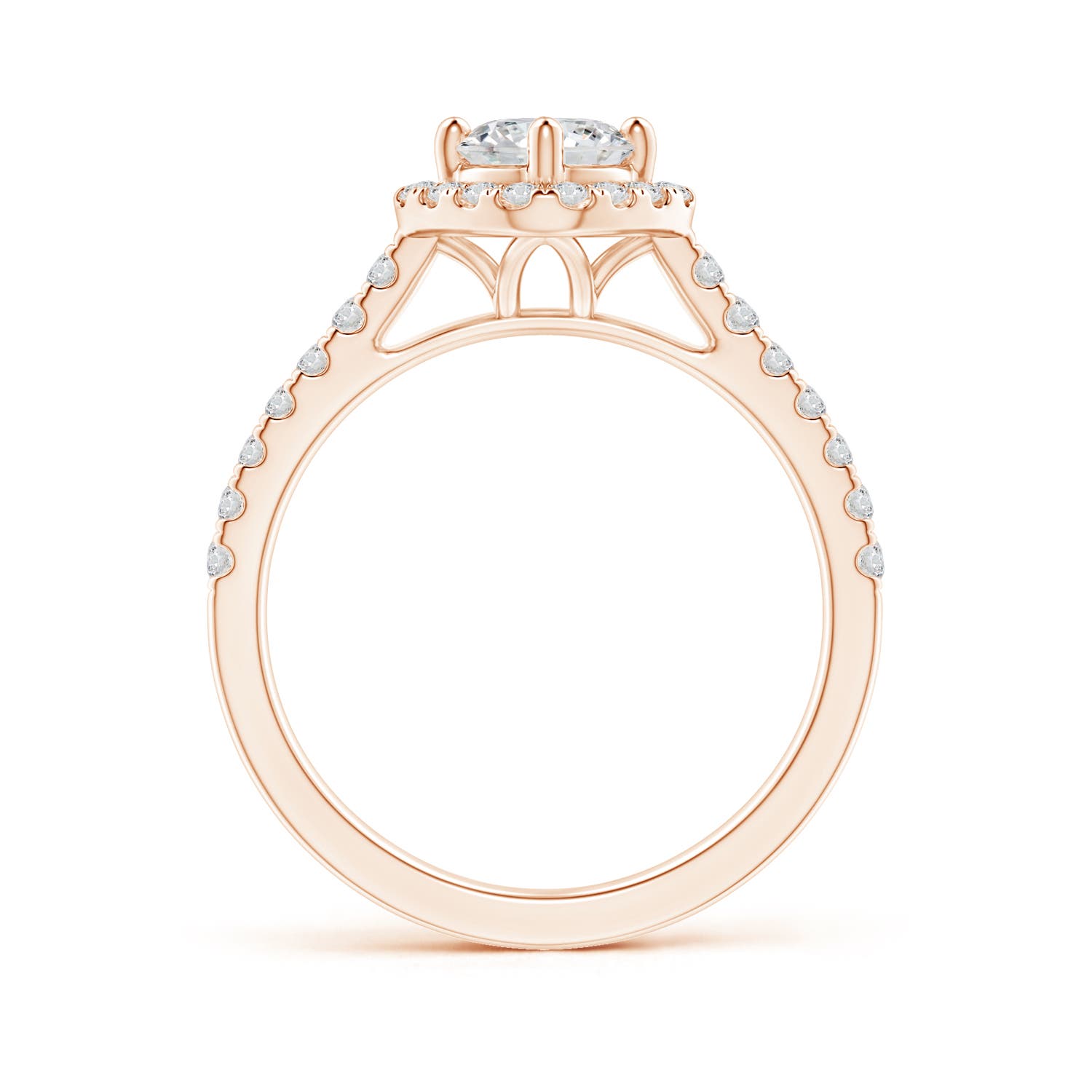 H, SI2 / 1.03 CT / 14 KT Rose Gold