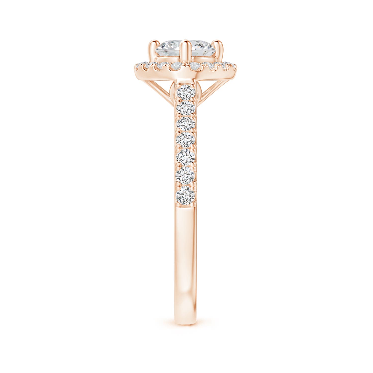 H, SI2 / 1.03 CT / 14 KT Rose Gold